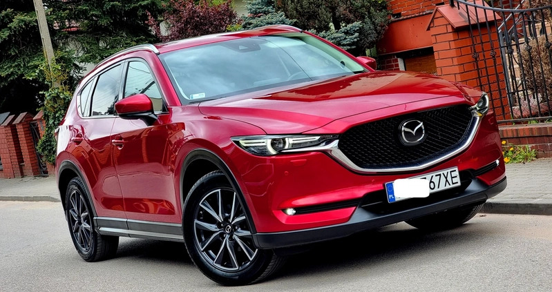 Mazda CX-5 cena 116900 przebieg: 76000, rok produkcji 2017 z Sierpc małe 781